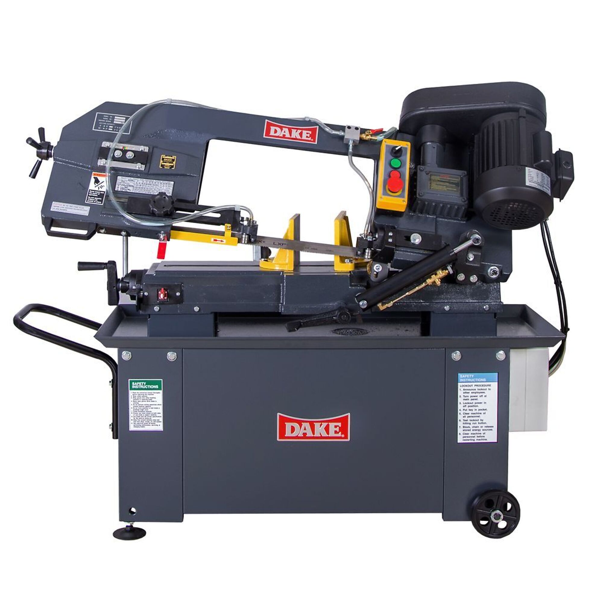 Dake, Bandsaw 9in. Rounds, 9x12in. Flats, Standard Duty, 110v - 983101 Model# SE912